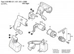 Bosch 0 600 903 201 2300 12 V Tiger Diy-Drill-Driver 12 V / Eu Spare Parts